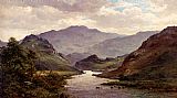 Alfred de Breanski The River Colwyn, North Wales painting